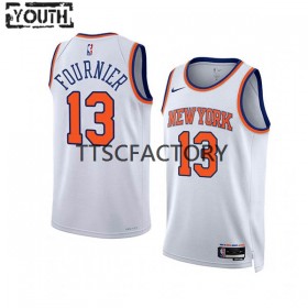 Dres New York Knicks Evan Fournier 13 Nike 2022-23 Association Edition Bijela Swingman - Dječji